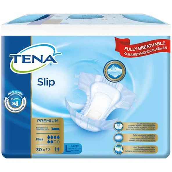 Tena Slip Premium Plus Hasta Bezi Large 30'lu