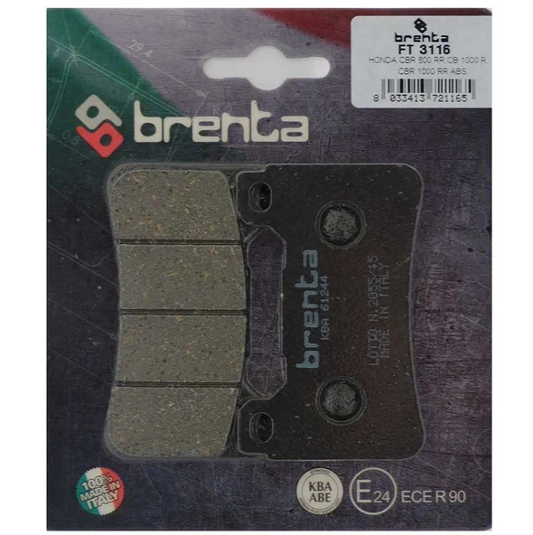 Honda CBR 1000 RR Ön Fren Balata  Brenta (made in italy) ürün görseli 1