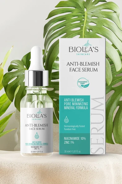 Biolea's skincare Gözenekleri Azaltan Ve Akne Karşıtı Mineral Yüz Serumu Niacinamide 10% + Zinc Pca 1% 30 Ml - 2