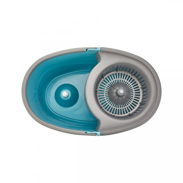 SAS Mopmatik Döner Başlıklı Temizlik Seti Hazneli Mürdüm  Vileda Mop + 1 Microfiber  Yedek Başlık - Resim 2