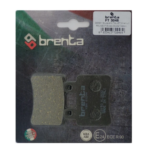 Peugeot GEOPOLIS 250 Arka Fren Balata  Brenta (made in italy)
