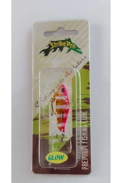 Strike pro STRİKE PRO 3.5 CM VİBRASYON JİG YEM GLOW SIN52L (GOLD ZEBRA) - 3
