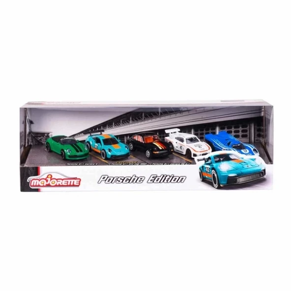 Majorette Porsche 5'li Set
