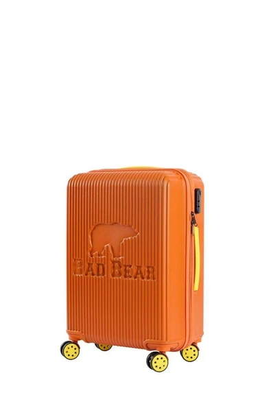Bad Bear Logo Suitcase 23.01.80.002T Turuncu Orta Boy Valiz 64LT - 5