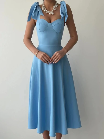 Tiyenna Midi Elbise - 2