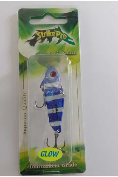 Strike pro STRİKE PRO 4.5 CM VİBRASYON JİG YEM GLOW SIN48L (PURPLE ZEBRA) - 3
