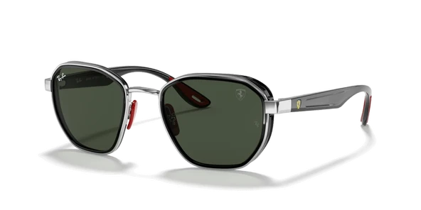 Ray-Ban Scuderia Ferrari 3674M F00771 Silver-Green Güneş Gözlüğü