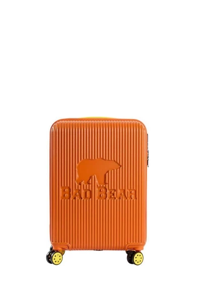 Bad Bear Logo Suitcase 23.01.80.002T Turuncu Orta Boy Valiz 64LT - 2