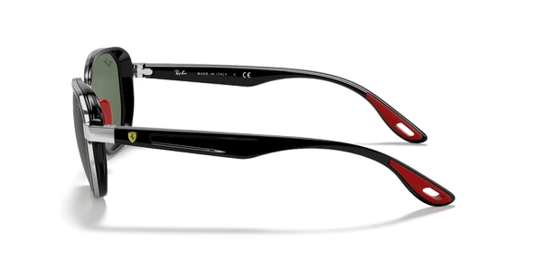 Ray-Ban Scuderia Ferrari 3674M F00771 Silver-Green Güneş Gözlüğü - 2