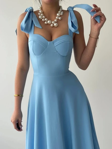 Tiyenna Midi Elbise - 5