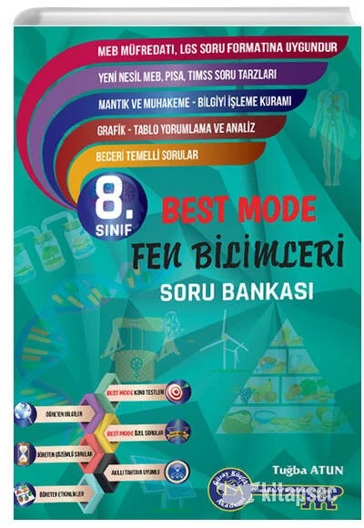 8. Sınıf Fen Bilimleri Best Mode Soru Bankası Gür Yayınları ürün görseli 1