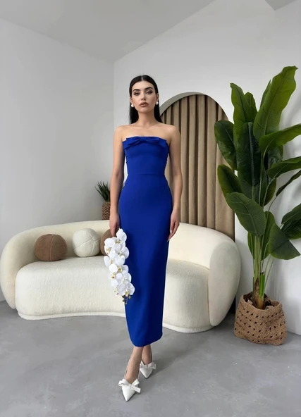 ÖNÜ KURDALELİ KAELM ELBİSE - 4
