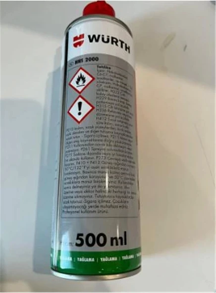 Würth 500ml Multi Çok Amaçlı Sprey Yağlama Ve Sızma Özellikli