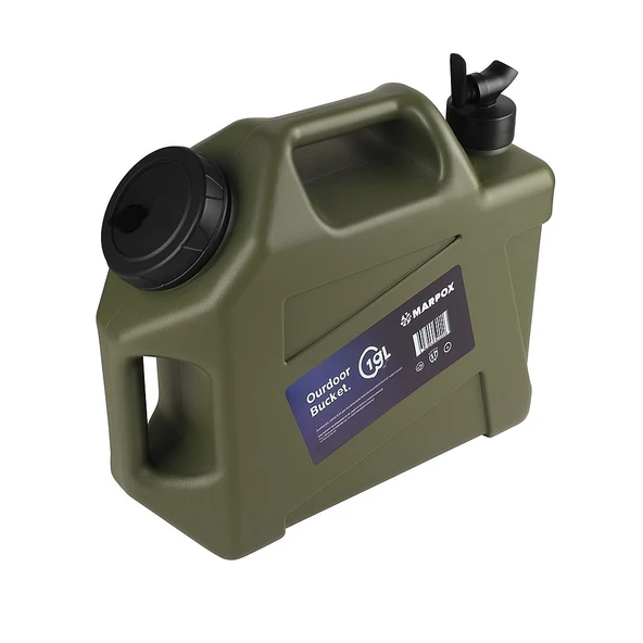 MADFOX GALON AIR PE MUSLUKLU SU BİDONU 19 LİTRE YEŞİL