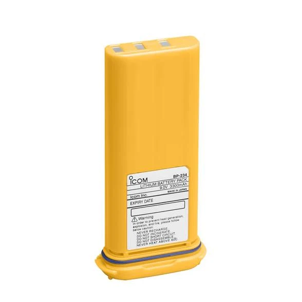Icom BP-234 GMDSS Telsizi Bataryası 9V 3300mAh (2018 Tarihli)