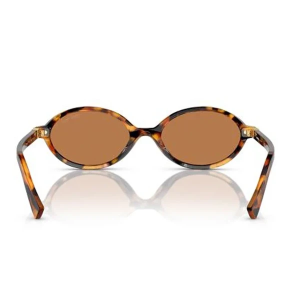 Miu Miu Regard 04ZS 19P2Z1 Light Havana-Brown Kadın Güneş Gözlüğü - 3
