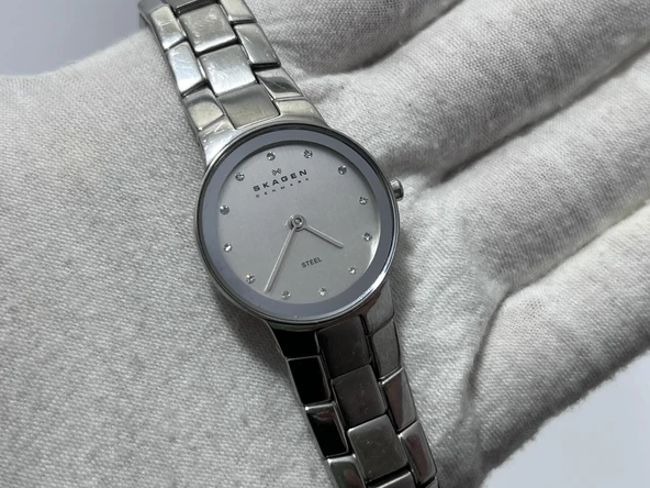 Skagen 25mm Çelik Kordon Kadın Kol Saati 430SSXD 2.El