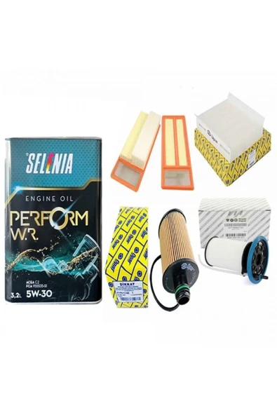 SELENIAFiat Fiorina 1.3 Hdi Euro 5 Filtre Seti Selenia 5w30 Motor Yagi(5Lİ SET) ürün görseli