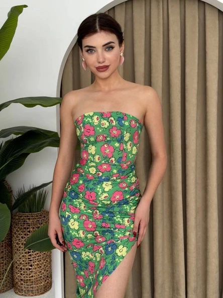 Emelıe Straplez Elbise - 3