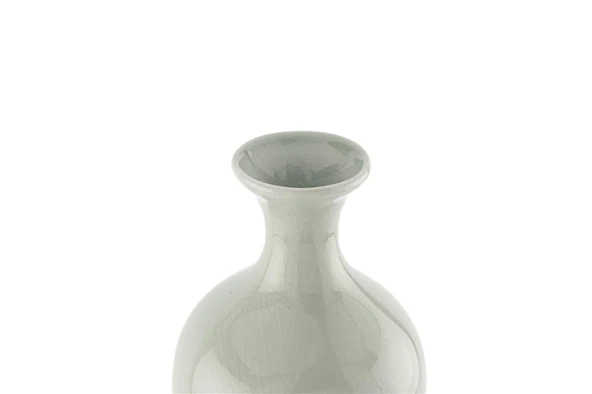 Mikasa Moor Yeşil Noktalı Porselen Vazo 15x45cm - Resim 2