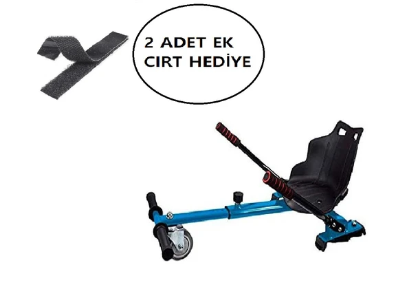 Tüm Modeller Ile Uyumludur Mavi Hoverkart Elektrikli Kaykay Hoverboard Aparatı(2 Adet Yedek Cırt Hediye) - 1