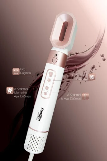 Fantom SK1700 Hair Styler Saç Şekillendirici Beyaz - 7