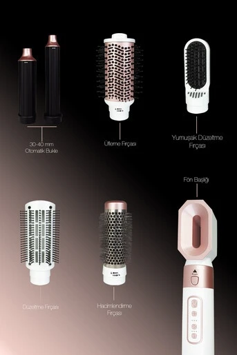 Fantom SK1700 Hair Styler Saç Şekillendirici Beyaz - 4