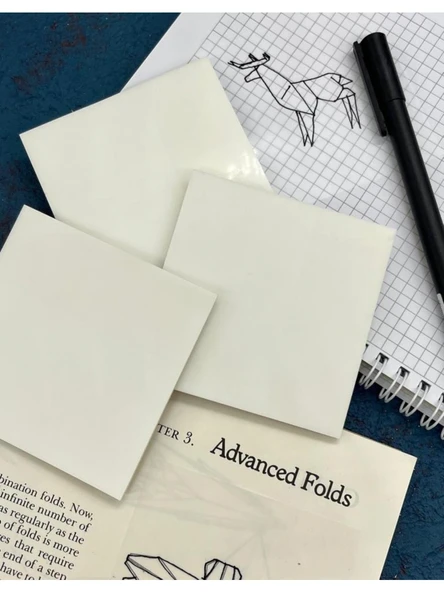 Homix Yapışkanlı Şeffaf Post-It Not Kağıdı (L-3) - 5