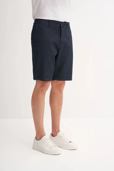 Cazador Slim Fit Dar Kesim Kısa Denim Şort 6723 - 2