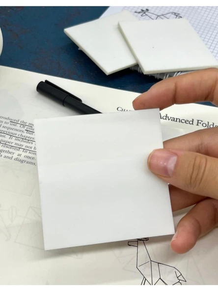 Homix Yapışkanlı Şeffaf Post-It Not Kağıdı (L-3)
