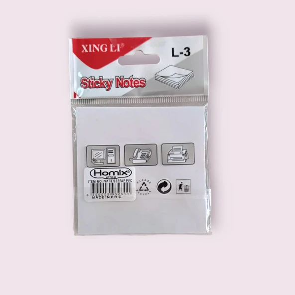 Homix Yapışkanlı Şeffaf Post-It Not Kağıdı (L-3) - 7