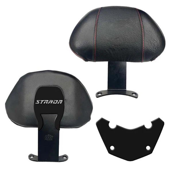 MONDİAL STRADA 125 2022 - 2024 UYUMLU KIRMIZI DESEN SİSSY BAR