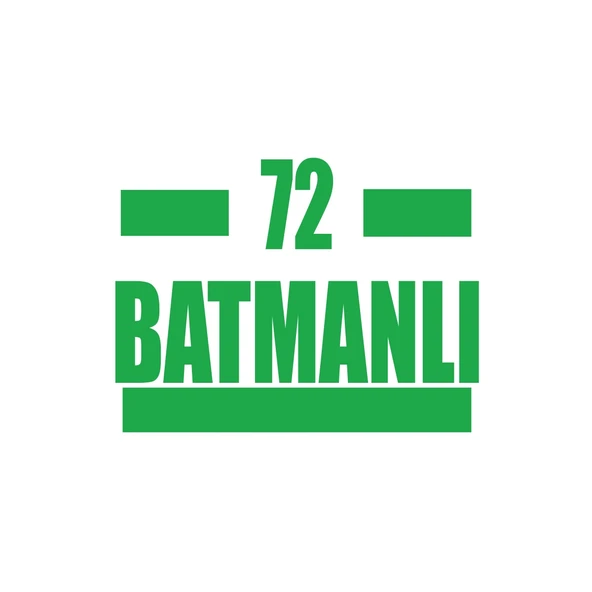 72 Batmanlı Araba Sticker 17x17 Cm Yeşil