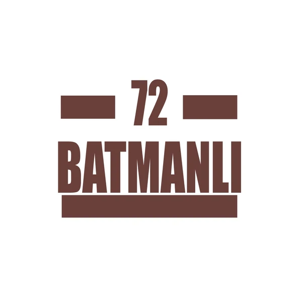 72 Batmanlı Araba Sticker 17x17 Cm Kahverengi