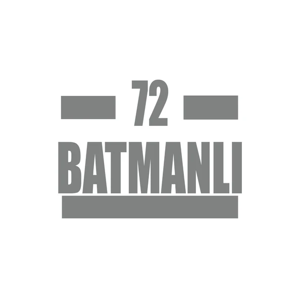 72 Batmanlı Araba Sticker 17x17 Cm Gri
