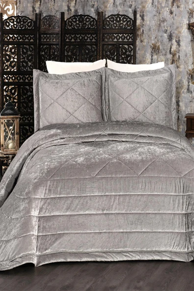 Brillant Kadife Çift Kişilik Yatak Örtüsü 270 x 260