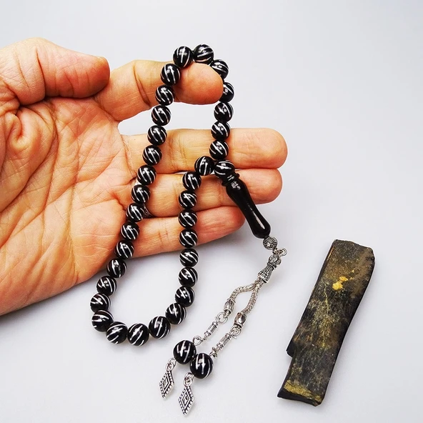 Sekizli Çapraz Misket Bafon İşlemeli Karpuz - 6