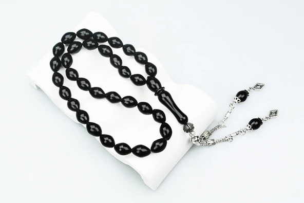 Sade Oltu Sıkma Beyzi Model Tespih - 5