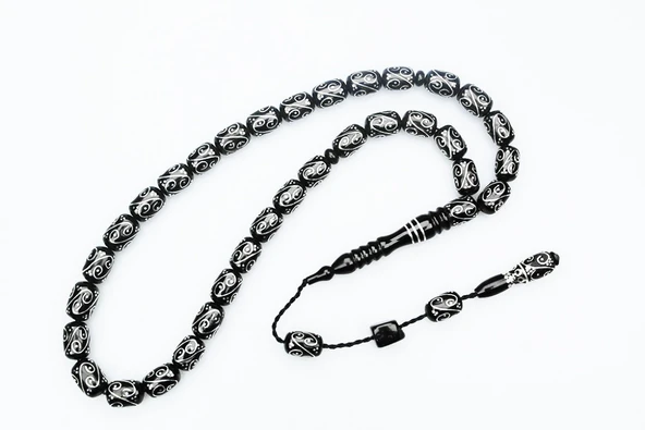 Oltu Taşı Koç Başı Model Tespih