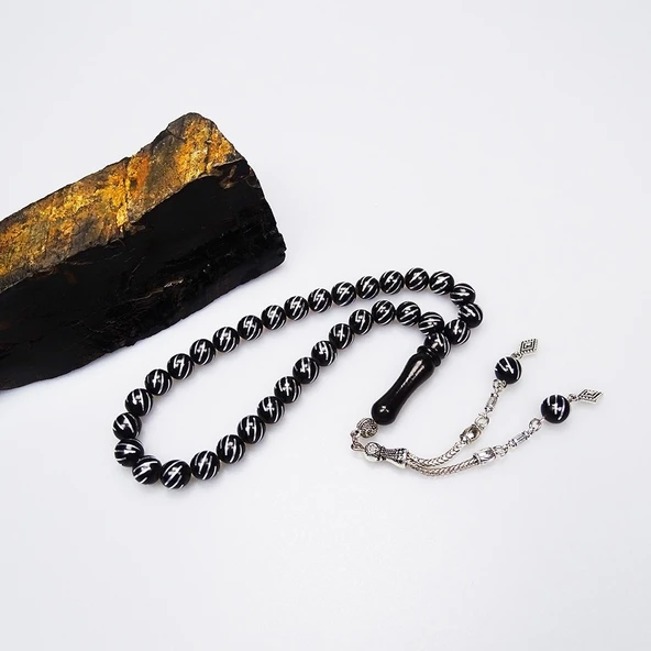 Sekizli Çapraz Misket Bafon İşlemeli Karpuz - 2