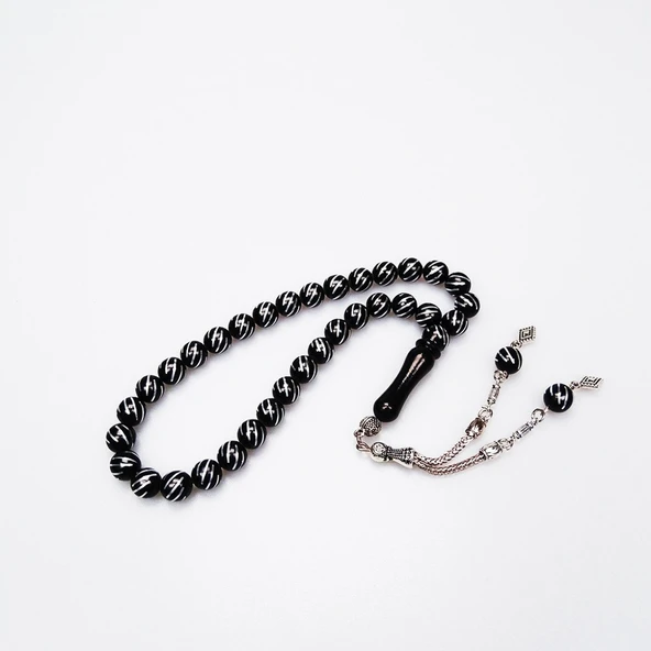 Sekizli Çapraz Misket Bafon İşlemeli Karpuz - 4