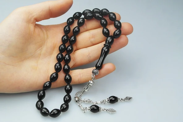 Sade Oltu Sıkma Beyzi Model Tespih - 6