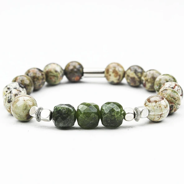 AKİK  TAŞI MİSİNA LASTİKLİ BİLEKLİK - 3