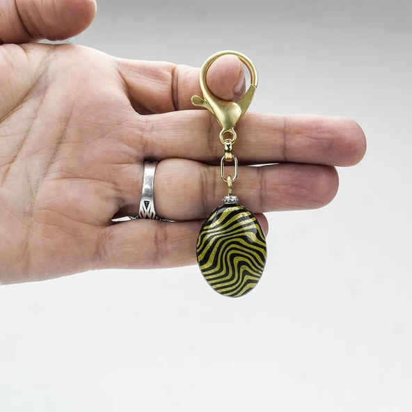 Kumsal Model Oltu Taşı Anahtarlık - 3