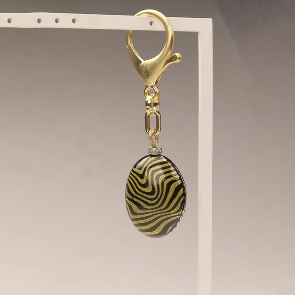 Kumsal Model Oltu Taşı Anahtarlık - 5