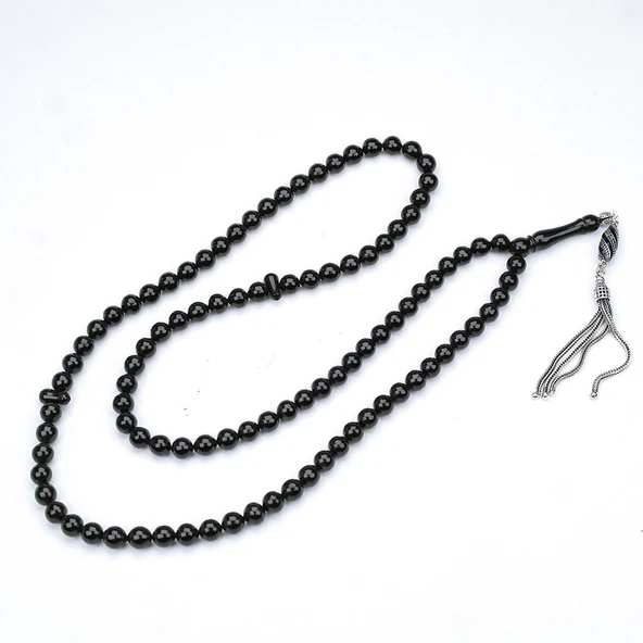 Oltu Taşı Küre Kesim 99 Sayılı Namaz Tespihi - 4