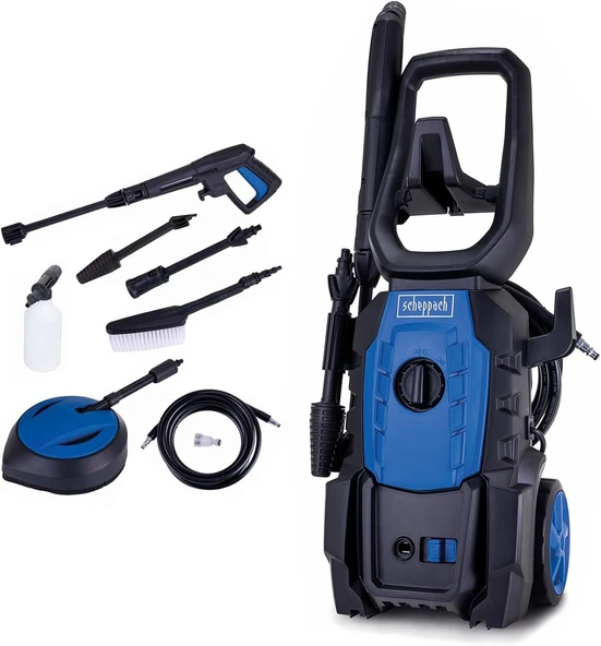 Scheppach HPC1600 Kit Yüksek Basınçlı Yıkama Makinası 1600W 135 Bar - 2