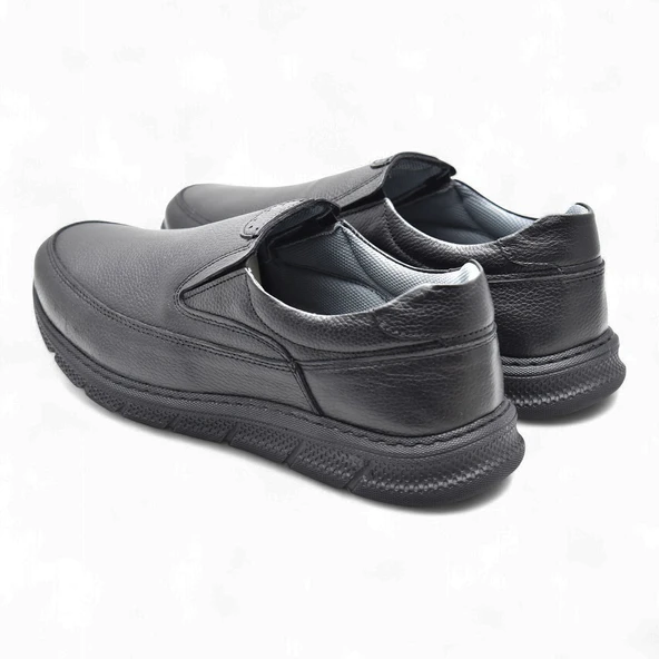 TAB202 Topuk Jelli Ortopedik Taban Hakiki Deri Erkek Ayakkabı Poli Hafif Taban - 11