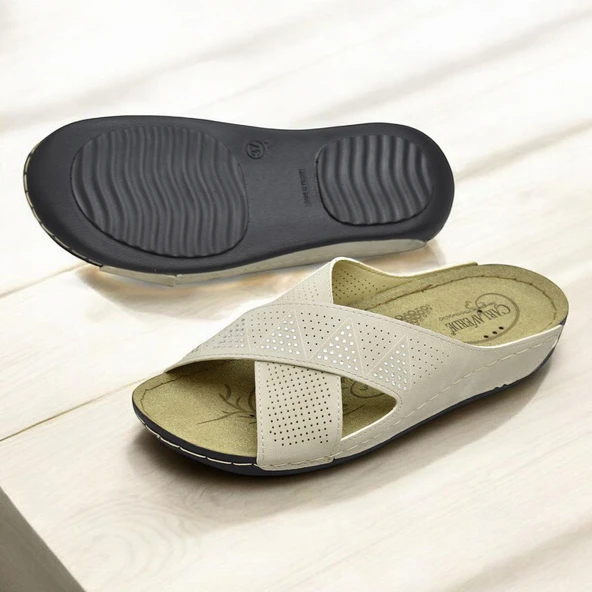 140525  TAM Ortopedik Taban Günlük Kadın Terlik Anatomik Taban - 7