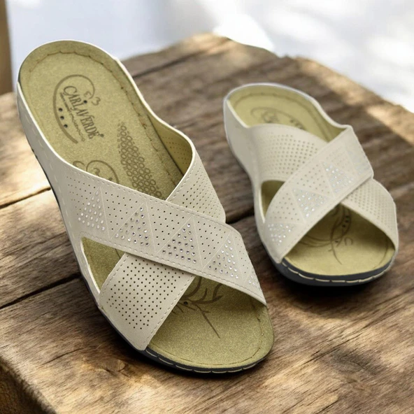 140525  TAM Ortopedik Taban Günlük Kadın Terlik Anatomik Taban - 5